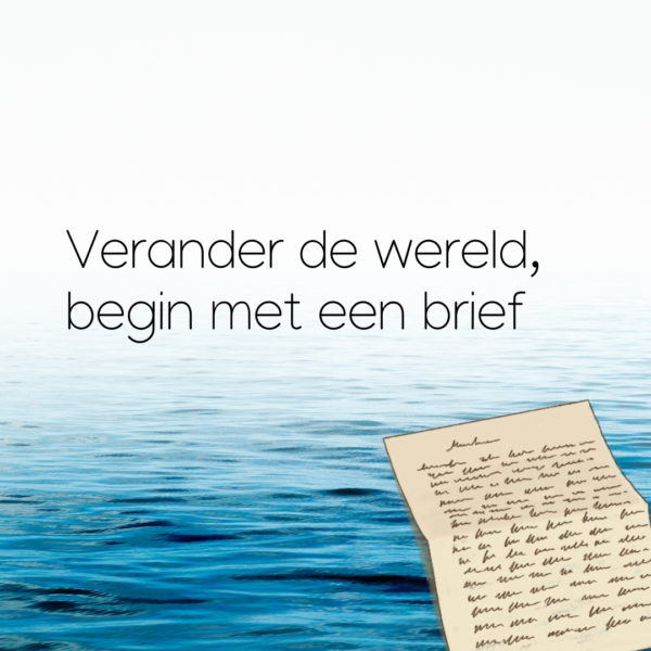Flessenpost concept en tekst